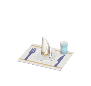 Navy Table setting