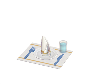 Blue Table setting