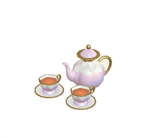 Purple Tea set