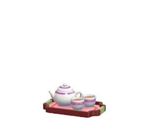Purple Teaware set
