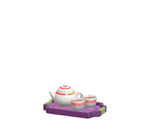 Purple Teaware set