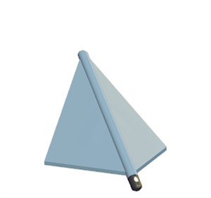 Cyan Tent hipped roof