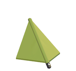 Lime Tent hipped roof