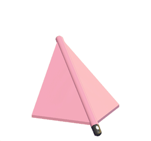 Pink Tent hipped roof