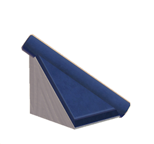 White Tiled hipped roof