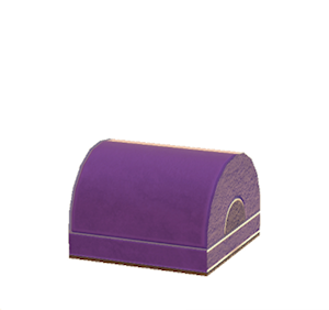 Purple Tiled roof decoration