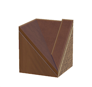 Brown Tiled roof valley