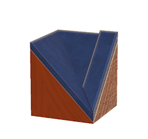 Red Tiled roof valley