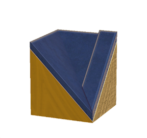 Yellow Tiled roof valley