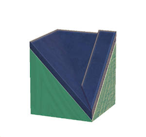 Aquamarine Tiled roof valley