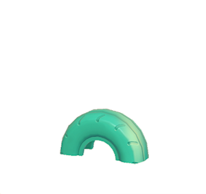 Aquamarine Tire toy