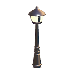 None Town streetlight