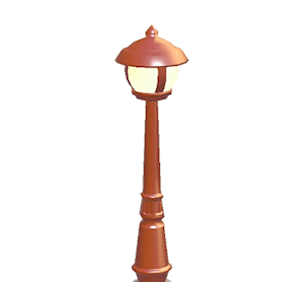 Red Town streetlight