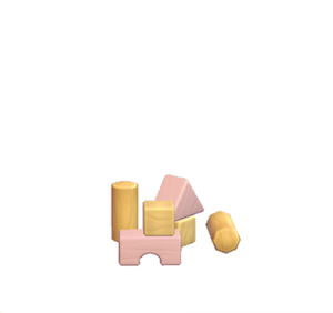 Pink Toy blocks