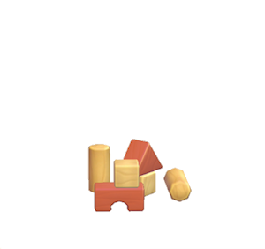 Red Toy blocks