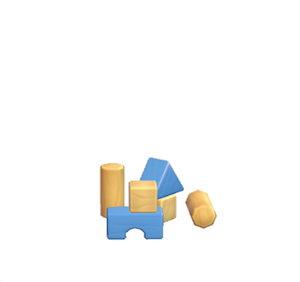 Blue Toy blocks