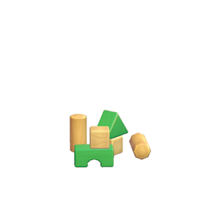Green Toy blocks