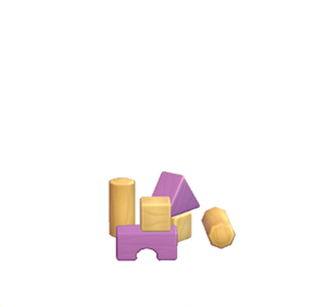 Purple Toy blocks