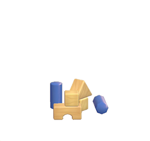Navy Toy blocks