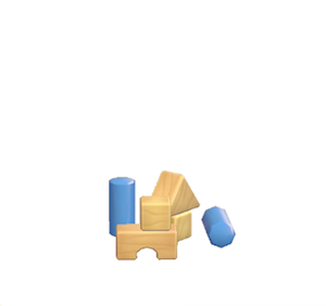 Blue Toy blocks