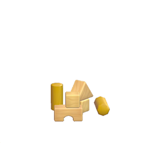 Yellow Toy blocks
