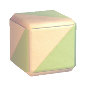 Lime Triangle-design flooring