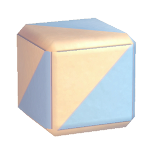 Blue Triangle-design flooring