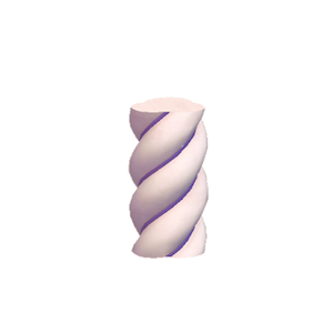 Plum Twisty pillar (middle)
