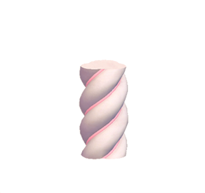 Pink Twisty pillar (middle)