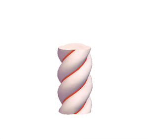 Red Twisty pillar (middle)