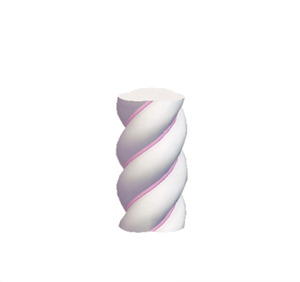 White Twisty pillar (middle)