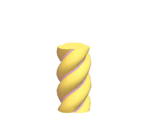 Yellow Twisty pillar (middle)