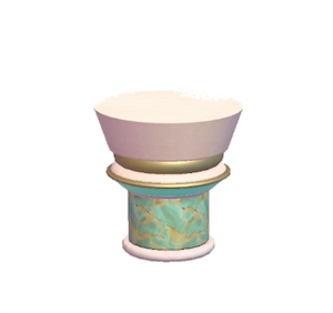 Aquamarine Twisty pillar (upper)