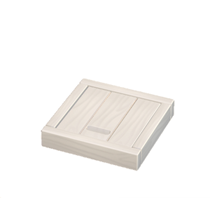 White Underground hatch