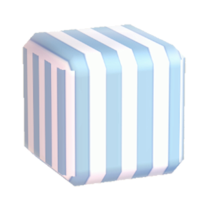 Blue Vertical-stripe print