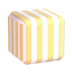 Yellow Vertical-stripe print