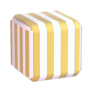 Orange Vertical-stripe print
