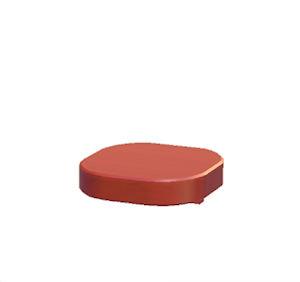 Red Wall-mounted table