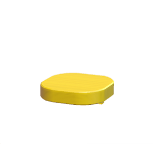 Yellow Wall-mounted table