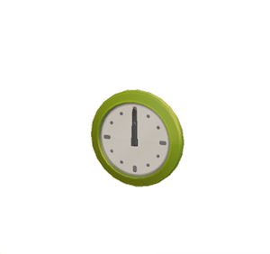 Lime Wall clock