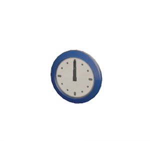 Navy Wall clock