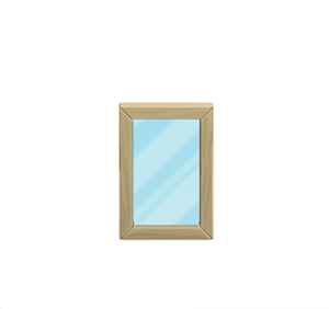 Brown Wall mirror