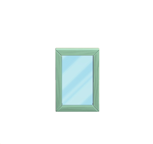 Aquamarine Wall mirror