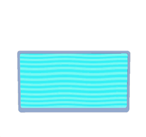 Cyan Wall monitor