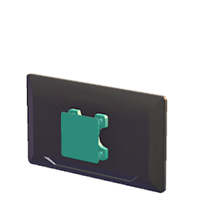 Aquamarine Wall monitor