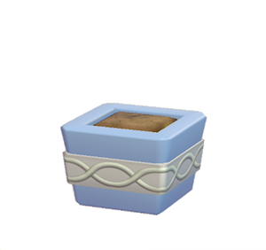 Cyan Wavy-pattern planter