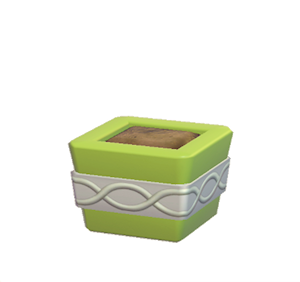 Lime Wavy-pattern planter