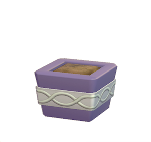 Plum Wavy-pattern planter