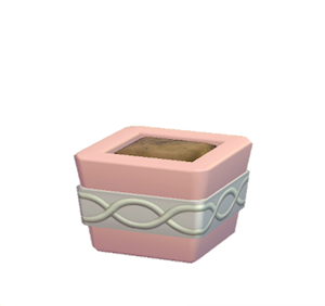 Pink Wavy-pattern planter