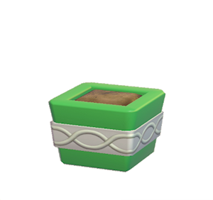 Green Wavy-pattern planter